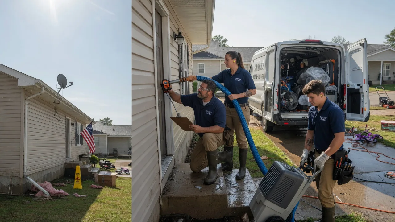 Ceiling Water Damage Restoration in Carter, OK near me